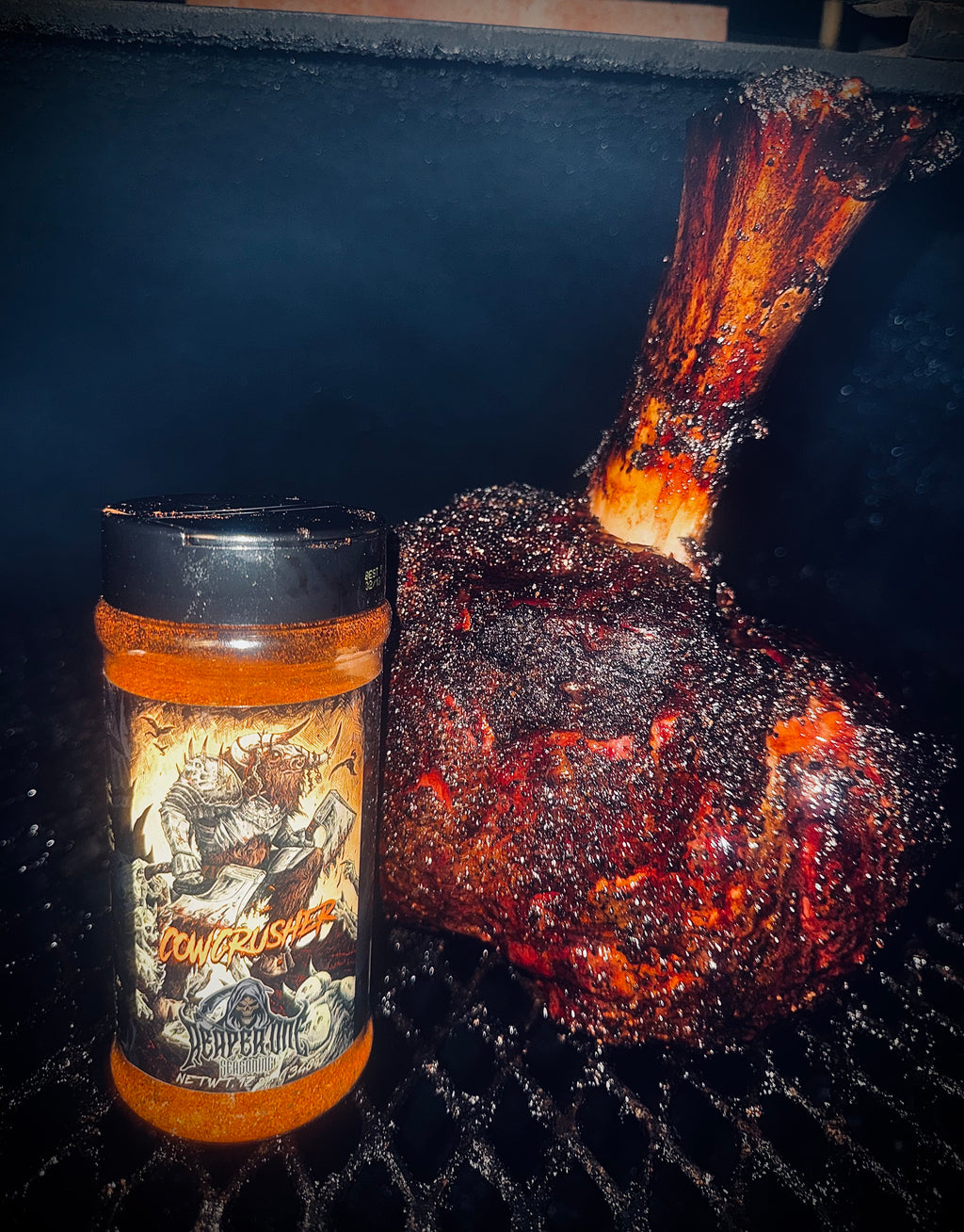 Cowcrusher- Texas BBQ Beef Rub (Brisket, Steak, Grill Seasoning)